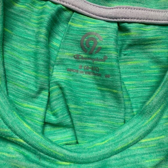 Champion Girls Green Athletic Tee Size S (6/6x) - Picture 5 of 5